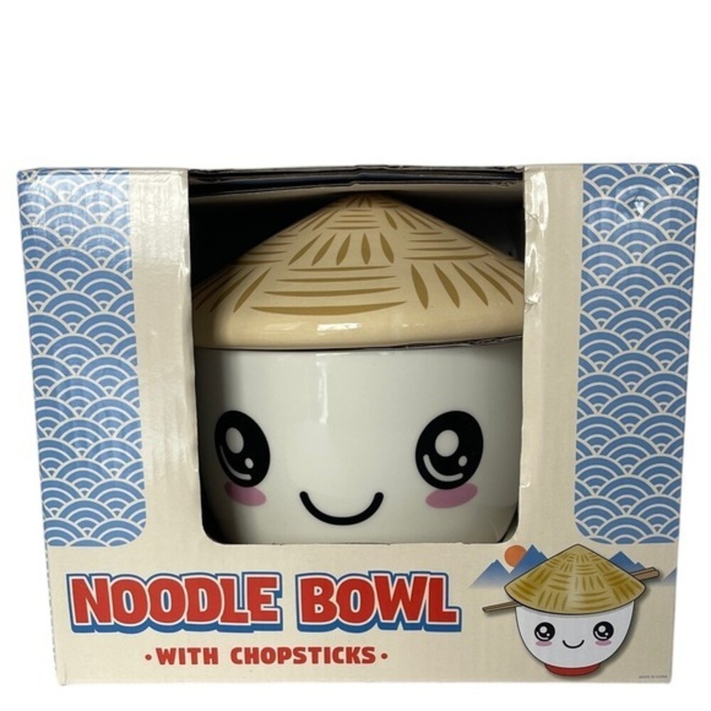 Mad Engine Noodle Bowl with Chopsticks NEW in Box‎